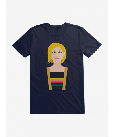 Doctor Who Thirteenth Doctor Illustration Grin T-Shirt $7.65 T-Shirts