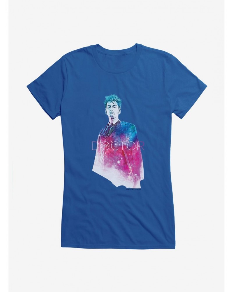 Doctor Who The Tenth Doctor Galaxy Girls T-Shirt $11.45 T-Shirts