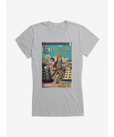 Doctor Who Revelation Of Daleks Comic Girls T-Shirt $9.46 T-Shirts