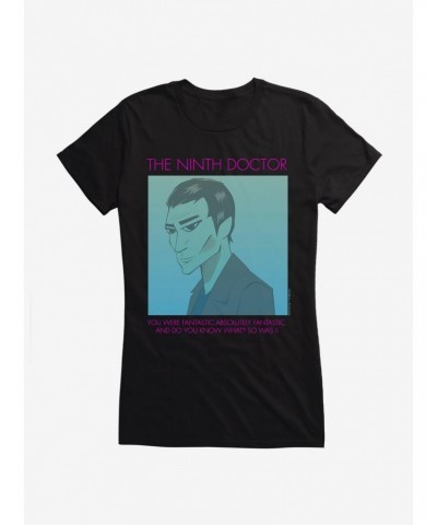 Doctor Who The Ninth Doctor So Was I Girls T-Shirt $10.71 T-Shirts