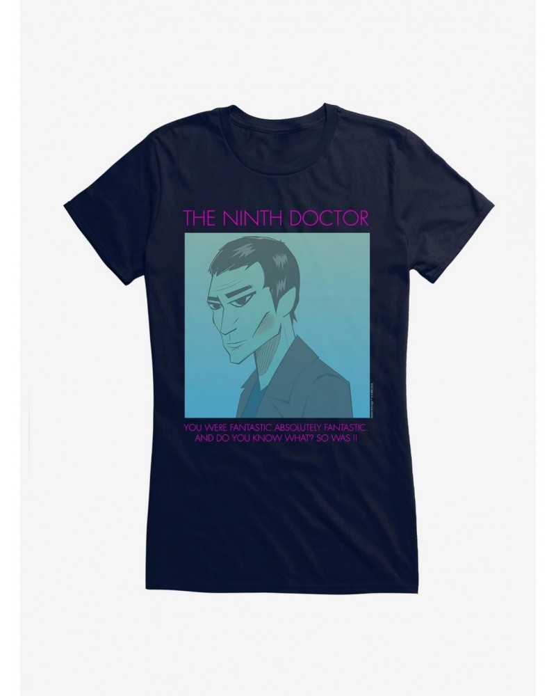 Doctor Who The Ninth Doctor So Was I Girls T-Shirt $10.71 T-Shirts