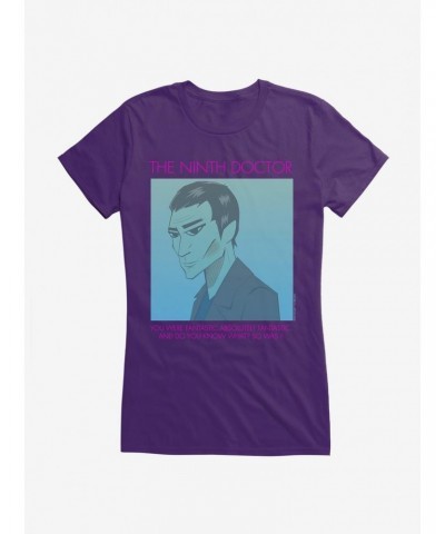 Doctor Who The Ninth Doctor So Was I Girls T-Shirt $10.71 T-Shirts