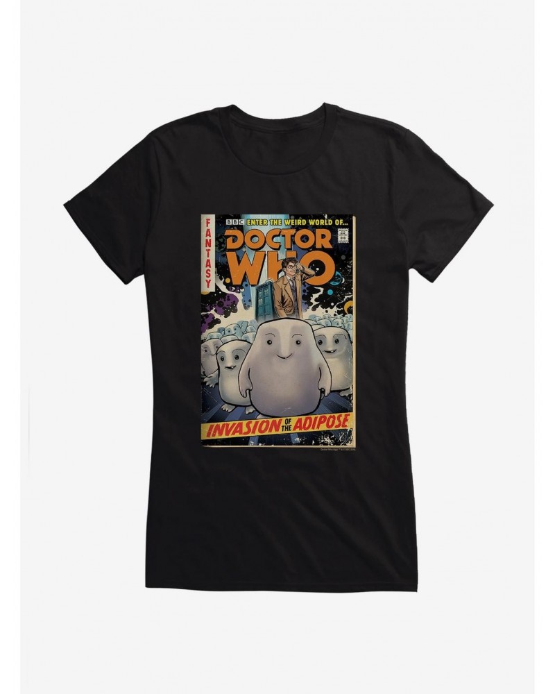 Doctor Who Invasion Of Adipose Comic Girls T-Shirt $10.21 T-Shirts