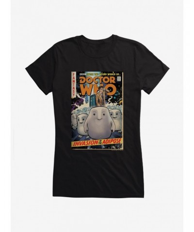 Doctor Who Invasion Of Adipose Comic Girls T-Shirt $10.21 T-Shirts