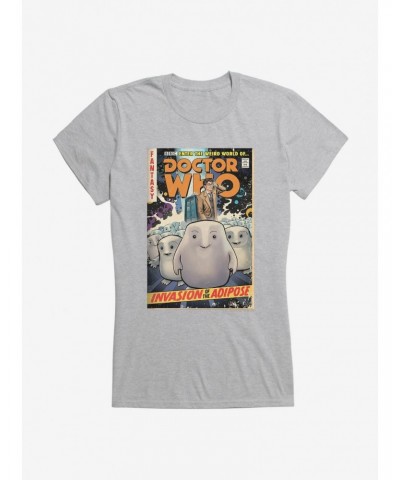 Doctor Who Invasion Of Adipose Comic Girls T-Shirt $10.21 T-Shirts