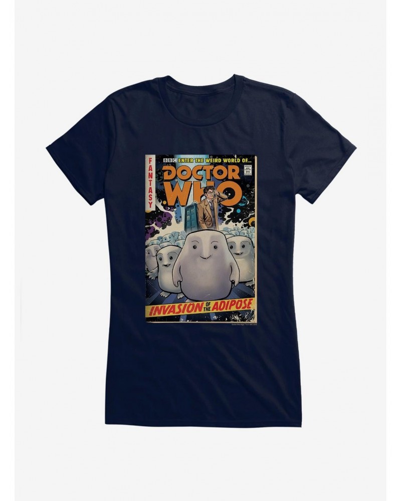 Doctor Who Invasion Of Adipose Comic Girls T-Shirt $10.21 T-Shirts