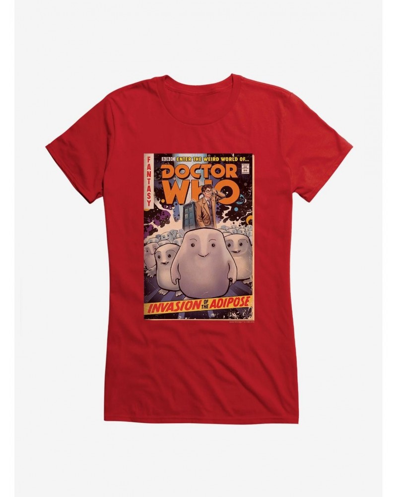 Doctor Who Invasion Of Adipose Comic Girls T-Shirt $10.21 T-Shirts