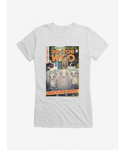 Doctor Who Invasion Of Adipose Comic Girls T-Shirt $10.21 T-Shirts