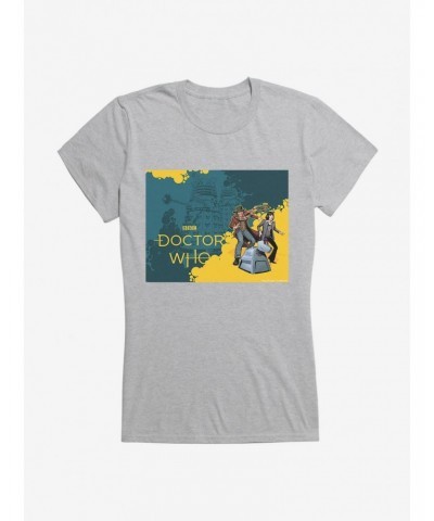 Doctor, Who The Fourth Doctor, K9, And Sarah Jane Girls T-Shirt $7.72 T-Shirts