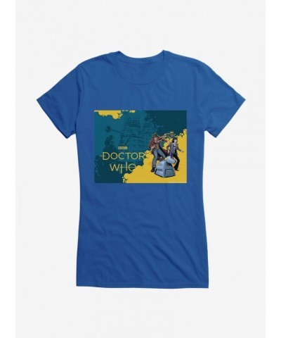 Doctor, Who The Fourth Doctor, K9, And Sarah Jane Girls T-Shirt $7.72 T-Shirts