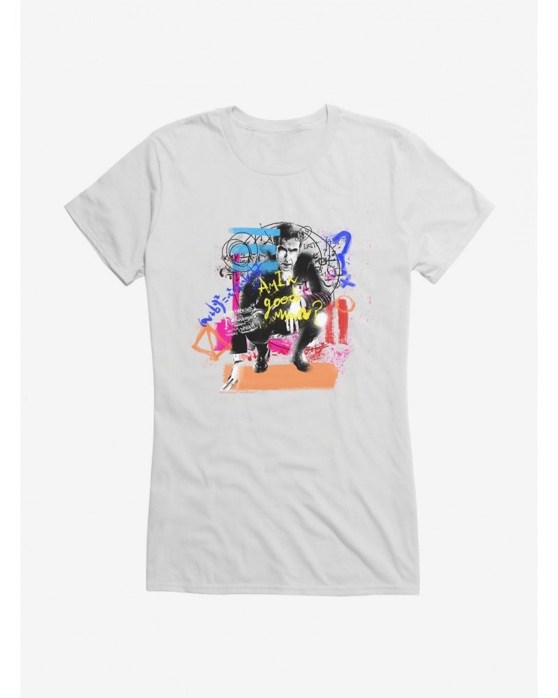 Doctor Who Twelfth Doctor Graffiti Am I Good Girls T-Shirt $11.45 T-Shirts