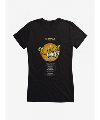 Doctor Who Series 12 Episode 3 K'Plaps Crisps Girls Black T-Shirt $11.95 T-Shirts