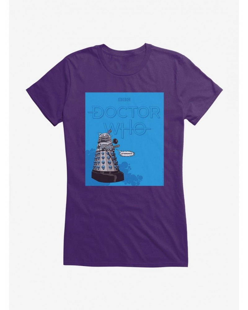 Doctor Who Dalek Logo Girls T-Shirt $10.71 T-Shirts