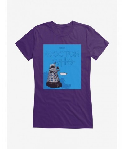 Doctor Who Dalek Logo Girls T-Shirt $10.71 T-Shirts