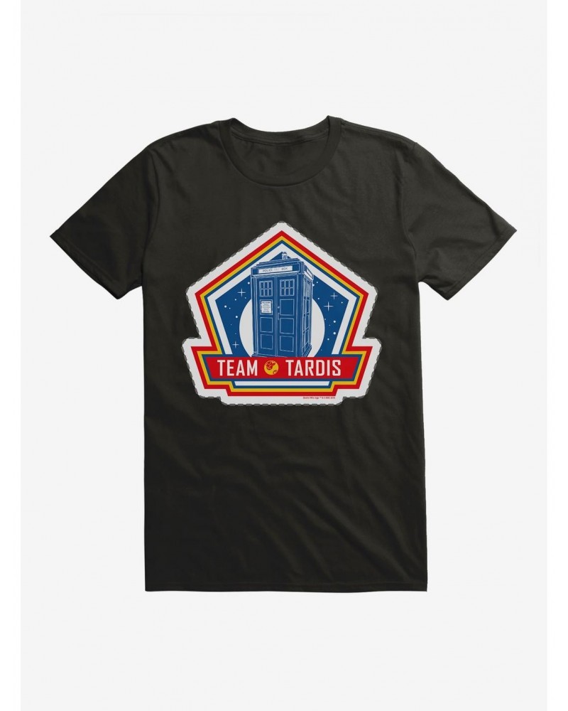 Doctor Who Thirteenth Doctor Team TARDIS Badge T-Shirt $11.71 T-Shirts