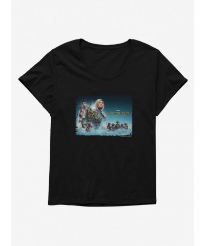 Doctor Who The Thirteenth Doctor Legend Of The Sea Devils Girls T-Shirt Plus Size $10.47 T-Shirts