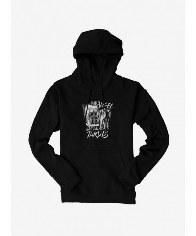 Doctor Who Angel Has Tardis Hoodie $17.96 Hoodies