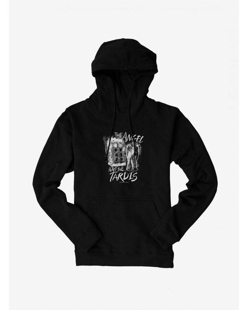 Doctor Who Angel Has Tardis Hoodie $17.96 Hoodies