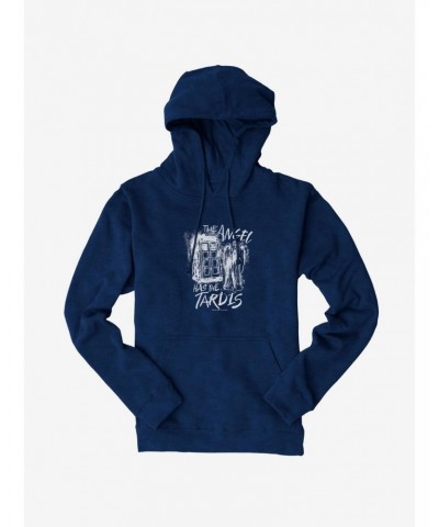 Doctor Who Angel Has Tardis Hoodie $17.96 Hoodies