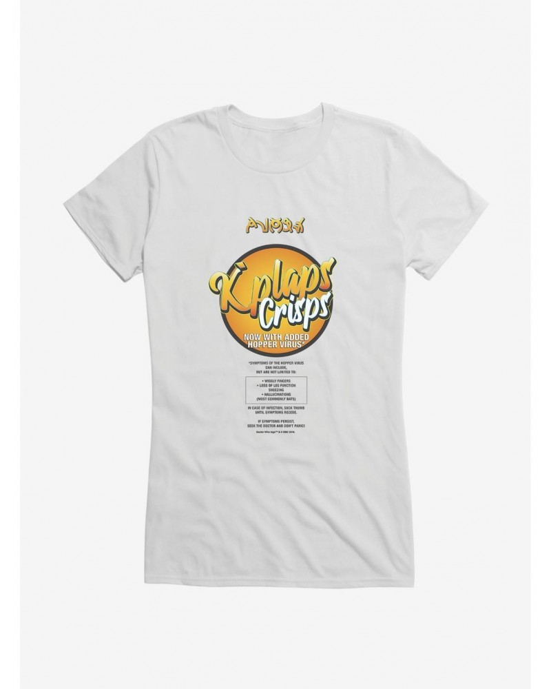 Doctor Who Series 12 Episode 3 K'Plaps Crisps Girls Black T-Shirt $11.95 T-Shirts