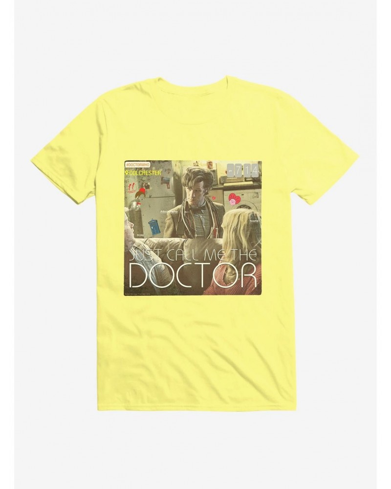 Doctor Who Eleventh Doctor Call Me The Doctor T-Shirt $8.37 T-Shirts