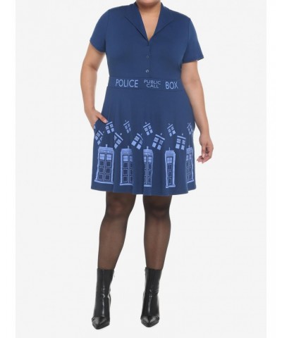 Her Universe Doctor Who TARDIS Retro Dress Plus Size $12.96 Dresses