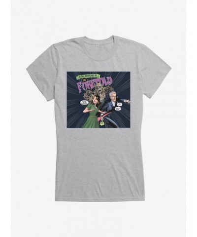 Doctor Who Twelfth Doctor And Clara Foretold Girls T-Shirt $10.46 T-Shirts