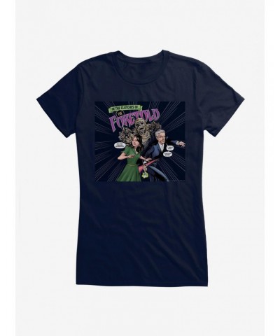 Doctor Who Twelfth Doctor And Clara Foretold Girls T-Shirt $10.46 T-Shirts