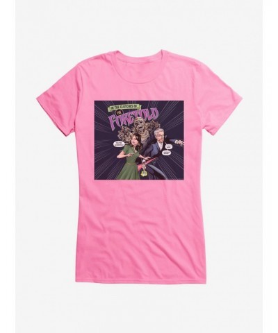 Doctor Who Twelfth Doctor And Clara Foretold Girls T-Shirt $10.46 T-Shirts