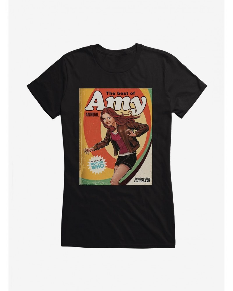 Doctor Who Annual The Best Of Amy Girls T-Shirt $9.46 T-Shirts