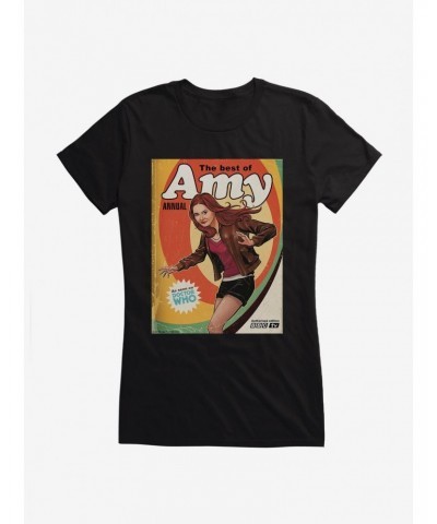 Doctor Who Annual The Best Of Amy Girls T-Shirt $9.46 T-Shirts