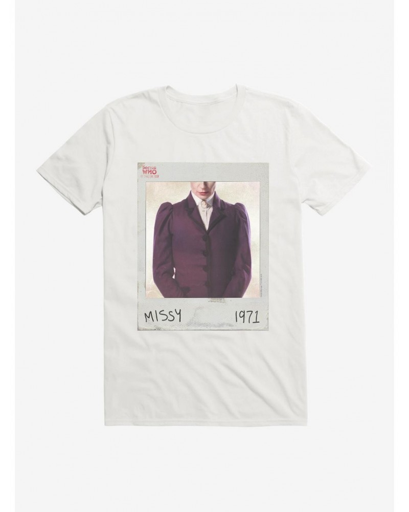 Doctor Who Missy 1971 Polaroid T-Shirt $10.76 T-Shirts