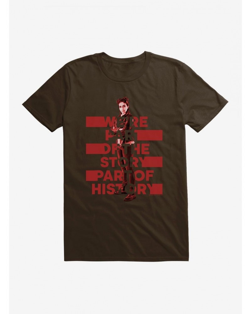 Doctor Who Thirteenth Doctor Yaz Part Of History T-Shirt $11.23 T-Shirts