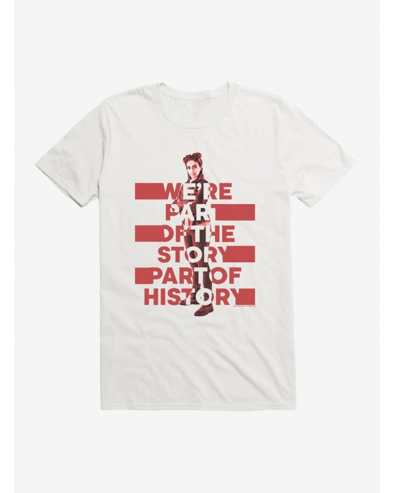 Doctor Who Thirteenth Doctor Yaz Part Of History T-Shirt $11.23 T-Shirts