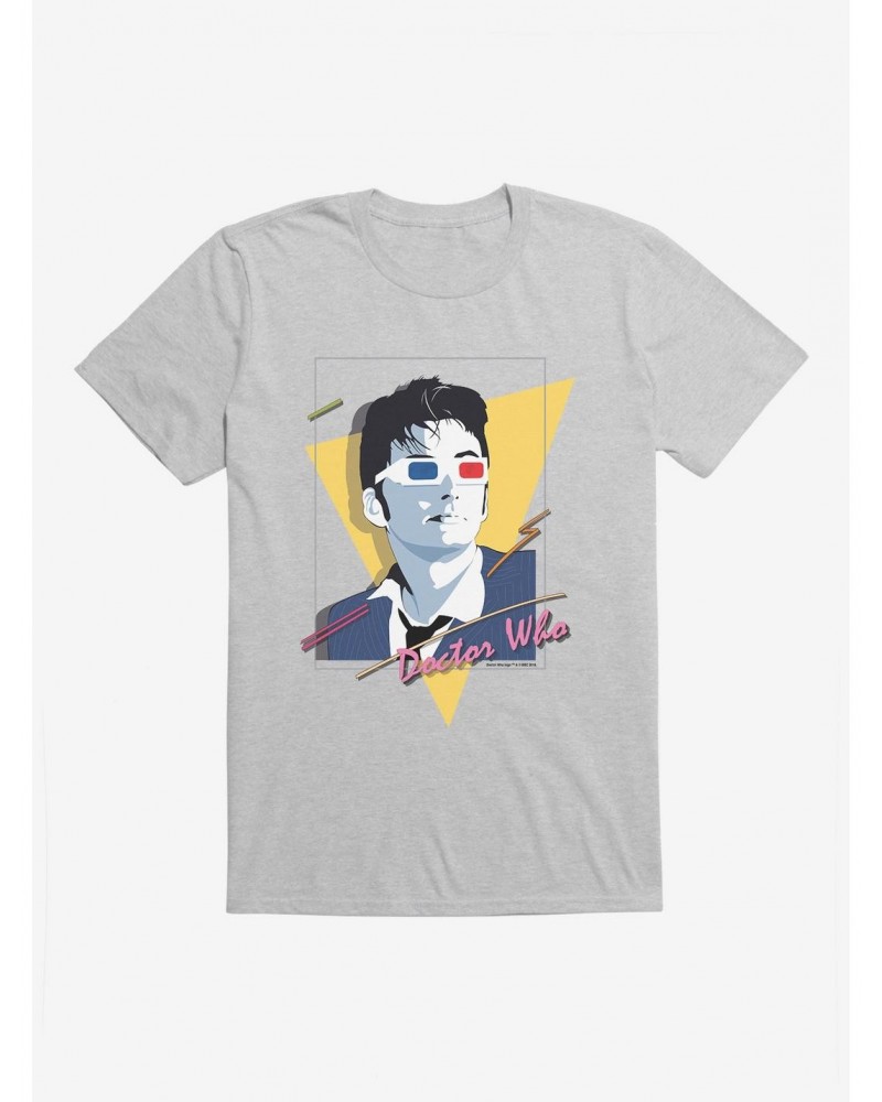 Doctor Who The Tenth Doctor 80s Art T-Shirt $10.99 T-Shirts