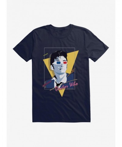 Doctor Who The Tenth Doctor 80s Art T-Shirt $10.99 T-Shirts