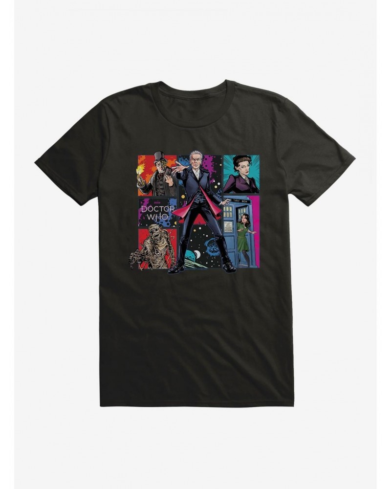 Doctor Who Twelfth Doctor Heroes And Villains T-Shirt $10.99 T-Shirts