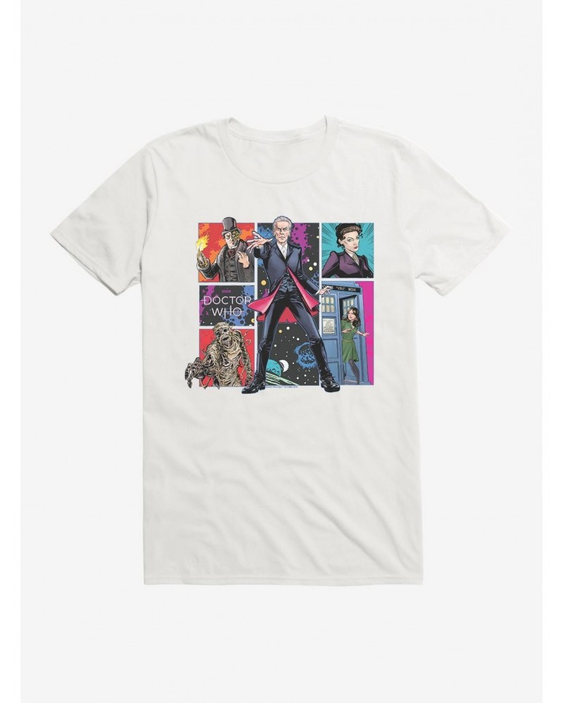 Doctor Who Twelfth Doctor Heroes And Villains T-Shirt $10.99 T-Shirts