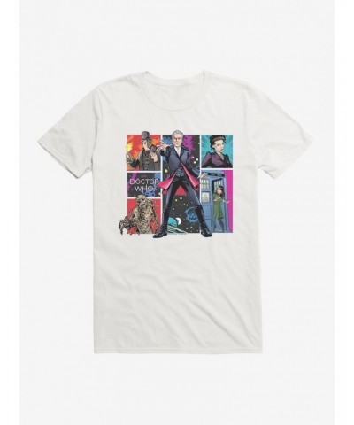 Doctor Who Twelfth Doctor Heroes And Villains T-Shirt $10.99 T-Shirts