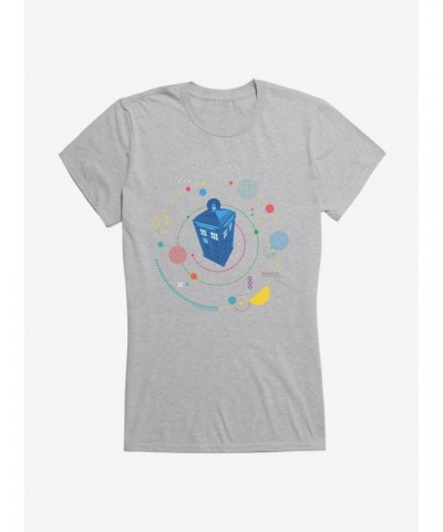 Doctor Who Thirteenth Doctor TARDIS Universe Girls T-Shirt $8.22 T-Shirts