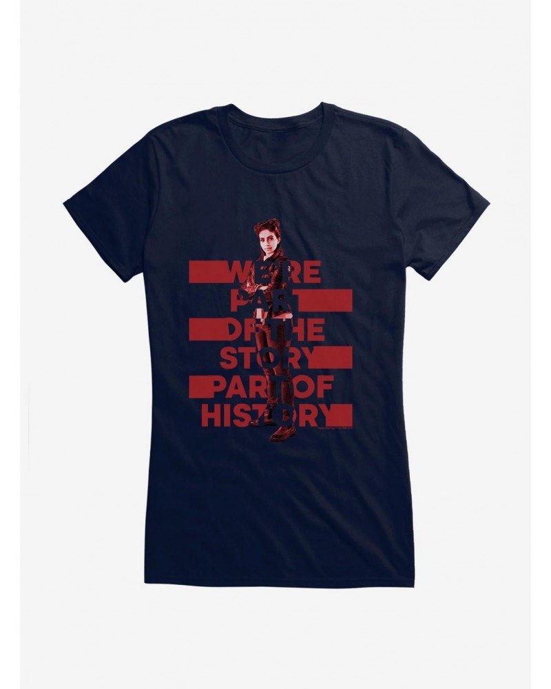 Doctor Who Thirteenth Doctor Yaz Part Of History Girls T-Shirt $7.97 T-Shirts