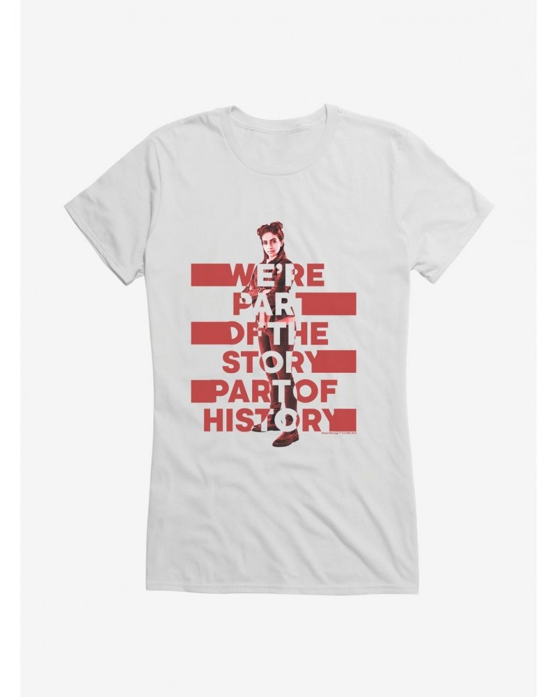 Doctor Who Thirteenth Doctor Yaz Part Of History Girls T-Shirt $7.97 T-Shirts