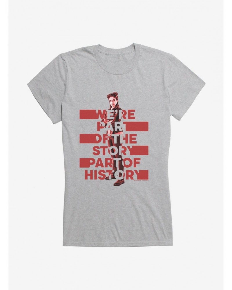 Doctor Who Thirteenth Doctor Yaz Part Of History Girls T-Shirt $7.97 T-Shirts