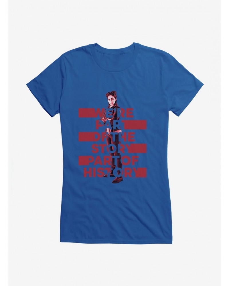 Doctor Who Thirteenth Doctor Yaz Part Of History Girls T-Shirt $7.97 T-Shirts